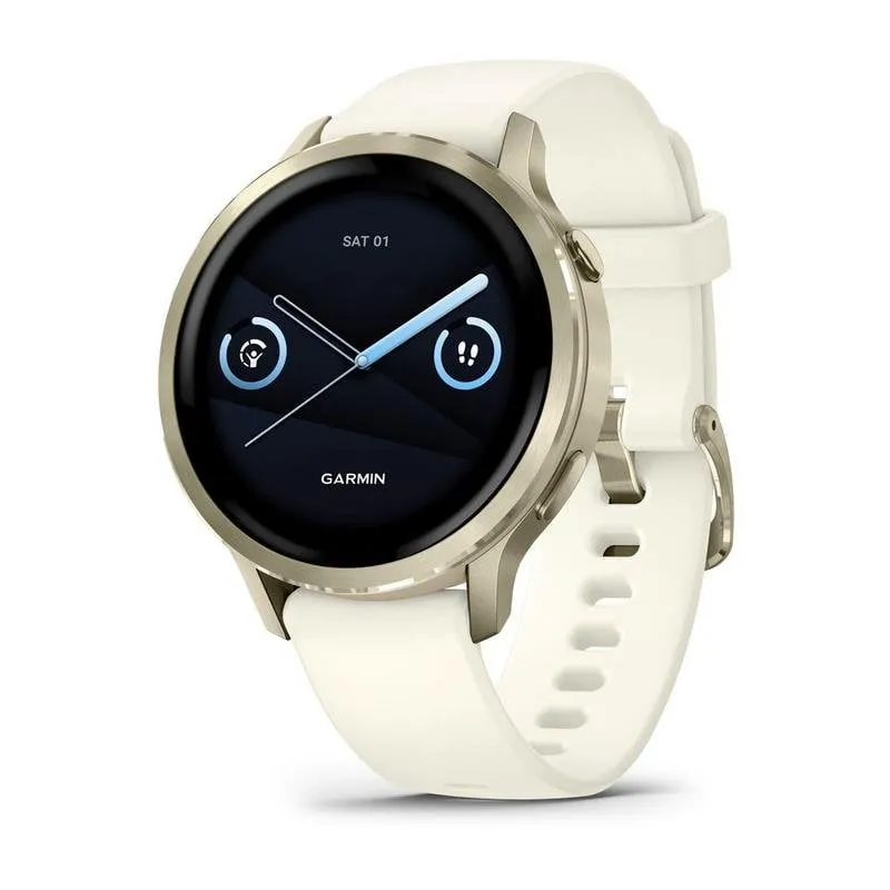 Garmin Venu 4 GPS Bluetooth 41mm AMOLED Bianco Resistente all'Acqua 5ATM Pulsossimetro SpO2
