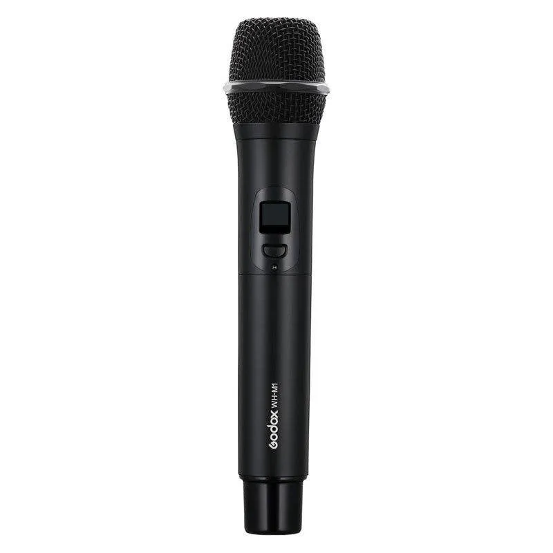 Microfono Godox WH-M1 UHF palmare OLED mute 96 canali AA