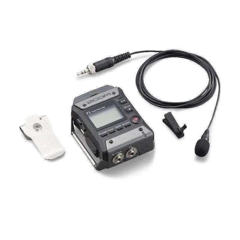 Microfono Zoom F1-LP Lavalier digitale USB omnidirezionale con registratore 24bit