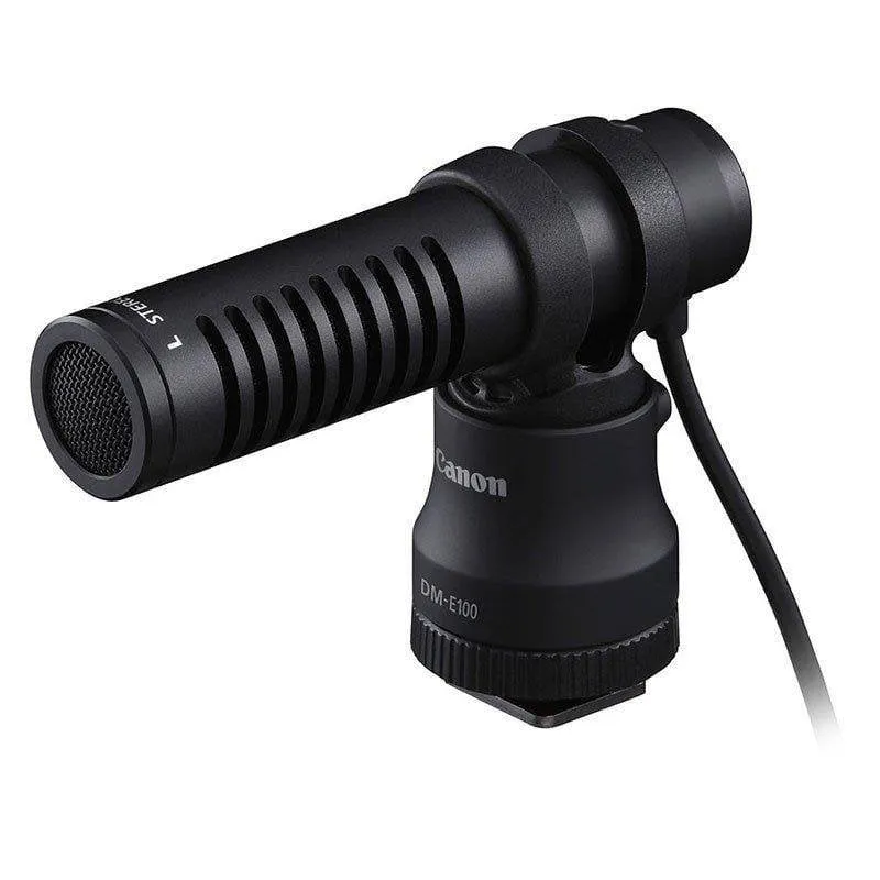 Microfono Canon DM-E100 3,5 mm unidirezionale compatto senza batteria
