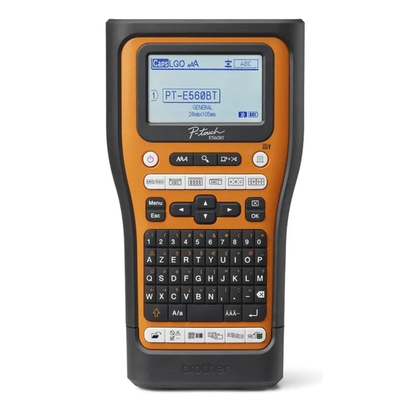 Stampante Etichette Termica Bluetooth e USB Brother PT-E560BTVP con display LCD