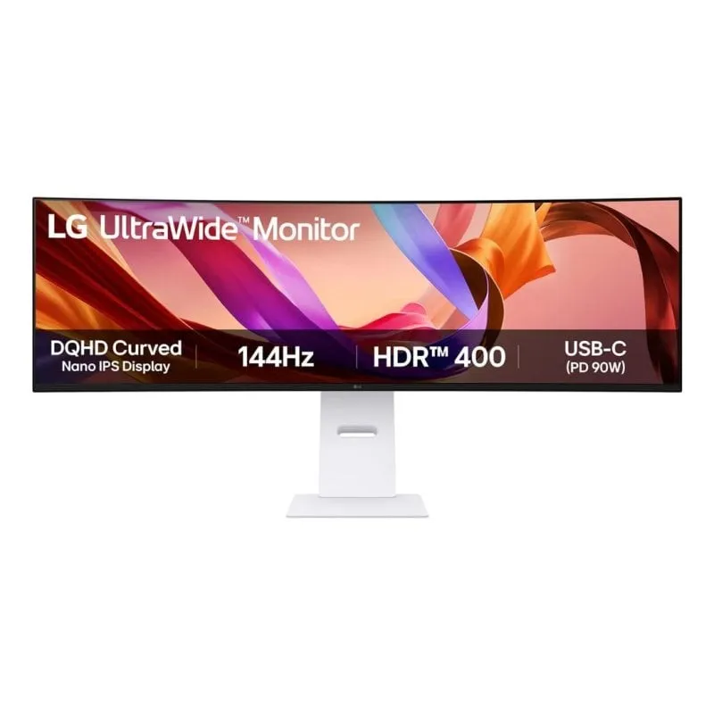 Monitor LG 49U950A-W 49" Dual QHD 144Hz Nano IPS Curvo HDR10 FreeSync G-SYNC