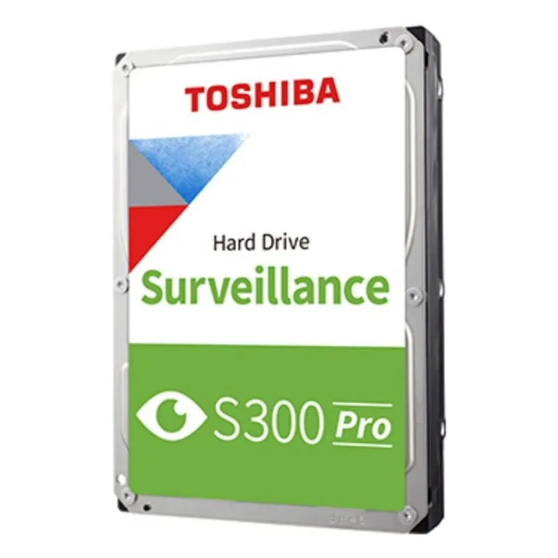 Disco Duro Toshiba S300 Pro Surveillance 8TB HDD 7200rpm 3.5" SATA III 512MB