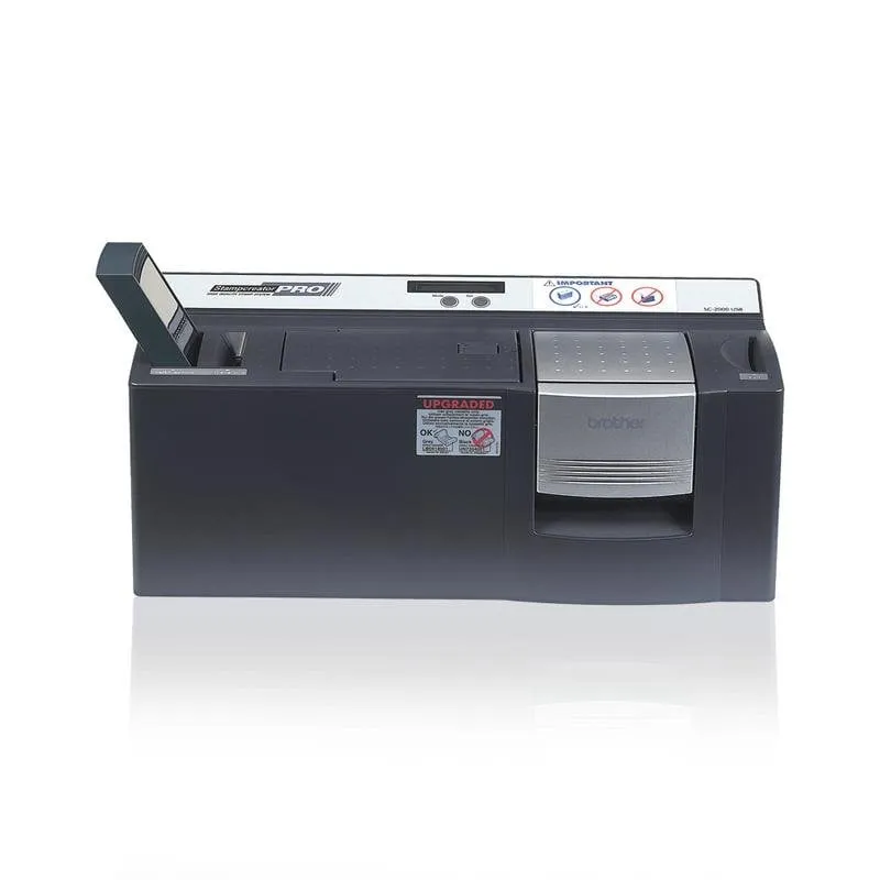 Stampante per etichette USB Brother SC-2000USB nero funzioni di creazione timbri