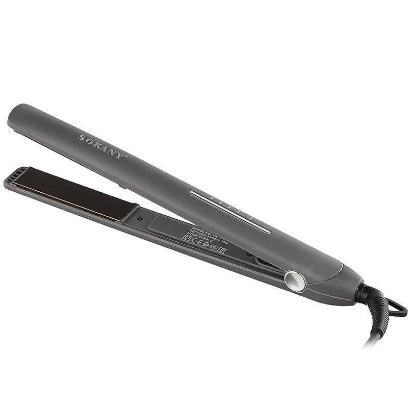 Piastra per Capelli Ceramica Professionale Dam Electronics 230°C 4 Impostazioni Spegnimento Automatico Nero