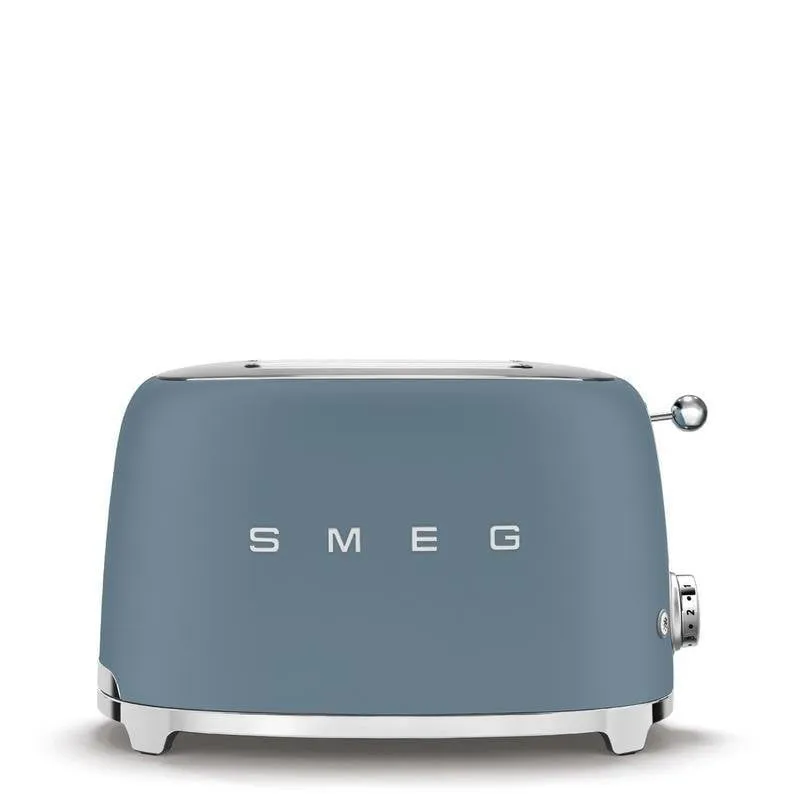 Tostapane Smeg TSF01SBMEU 2 fessure larghe 950 W 6 livelli Scongelamento Storm Blue