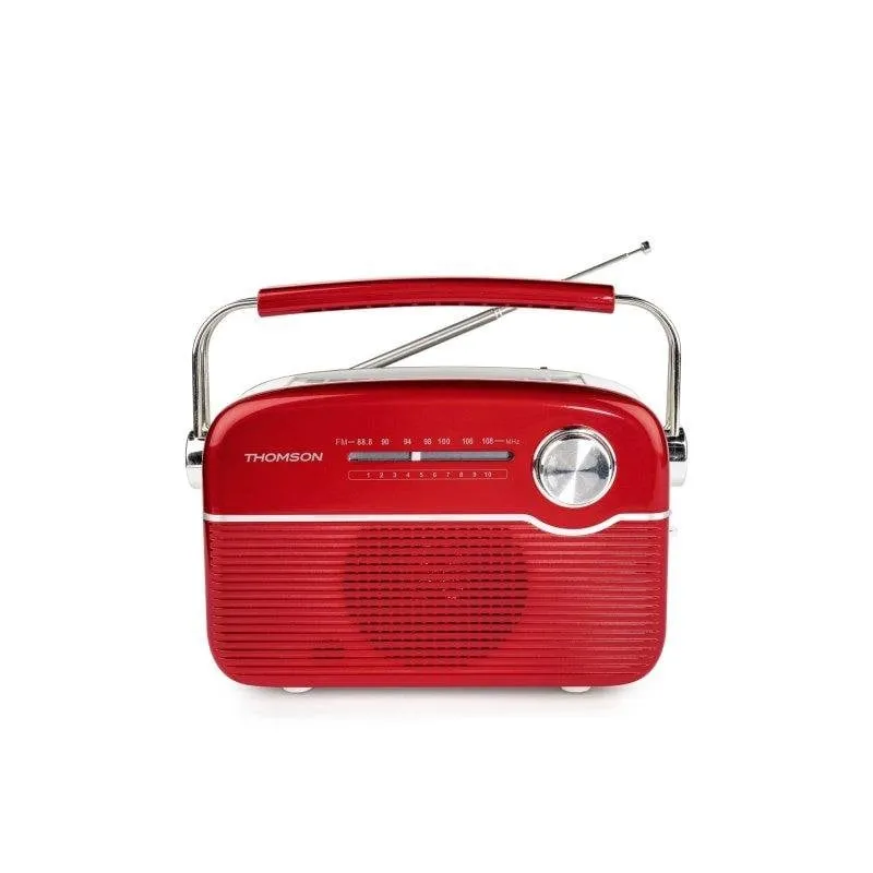 Radio Bluetooth Thomson RTS450BTR Stile Vintage FM AM Solar USB-C