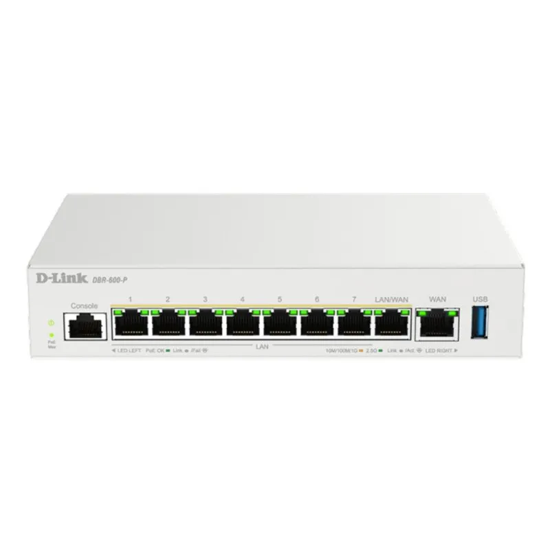 Router D-Link DBR-600-P Ethernet 2.5G 2Gbps VPN PoE Controller