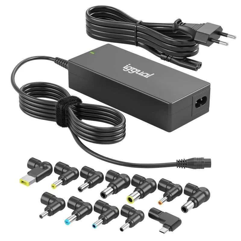 Adattatore iggual CUA-C-12T-90W Universale 90W 12 Connettori USB-C