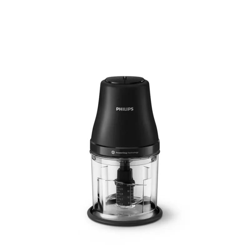 Tritatutto Philips HR1501/00 1L 450W 4 Lame 2 Velocità Nero
