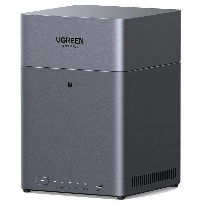 Disco Rigido NAS Interno Ugreen 120TB 2,5GbE HDMI 4K DH4300 Plus NFC 8GB