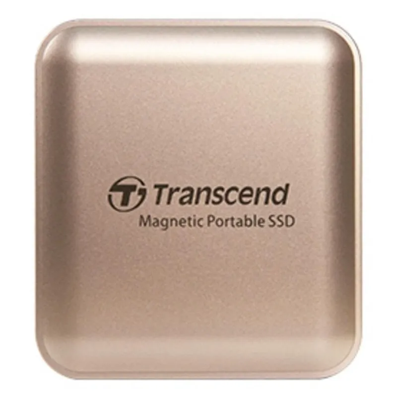 Disco Duro Transcend ESD420 1TB SSD USB Tipo C 2000MB/s Seguridad Dorado