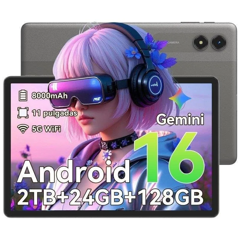Tablet TABWEE T50 WiFi 11" 24GB 128GB Grigio
