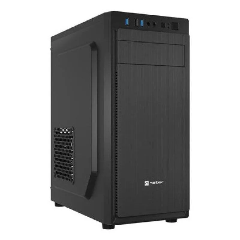 Case Midi Tower Natec Aracanta Nero ATX Micro ATX Mini-ITX 6 Slot 3x2,5" 1x3,5" Kensington