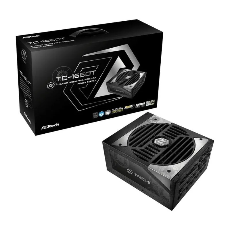 Fonte di Alimentazione Asrock Taichi TC-1650T 1650W 80 PLUS Titanium modulare