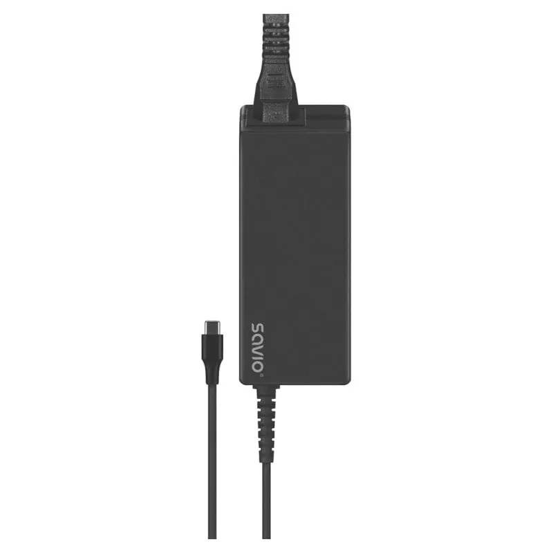 Caricabatterie per dispositivi mobili Savio Za-01 per netbook, laptop, smartphone, telefono, nero AC per interni