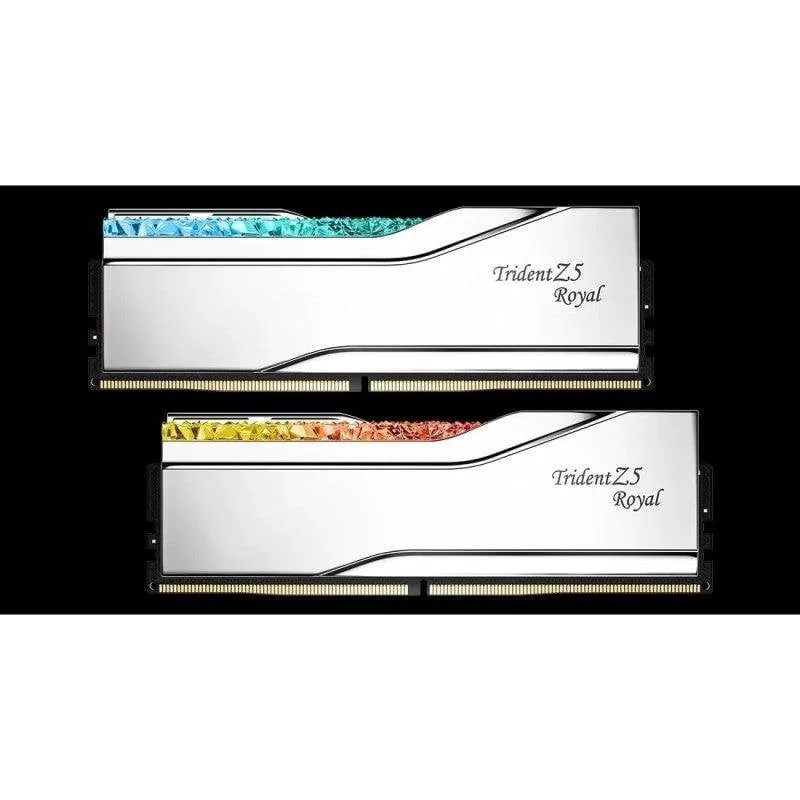 Memoria RAM G.Skill Trident Z5 Royal 32GB 2x16GB DDR5 6400MHz CL32 RGB XMP Multicolore