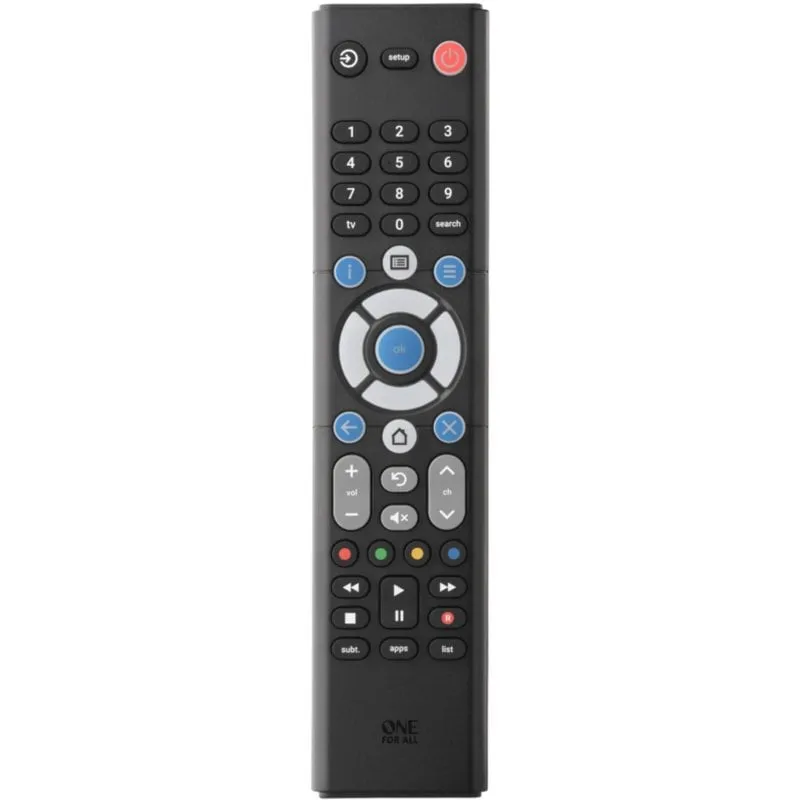 Telecomando One For All URC1211 Compatibile Samsung IR Wireless Nero
