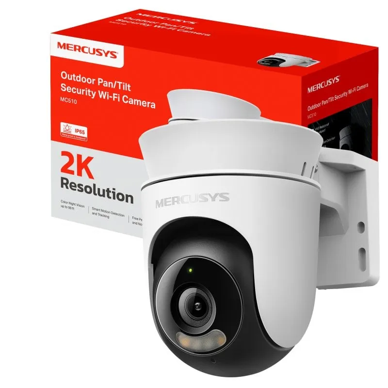 Videocamere di sorveglianza Mercusys MC510 2K Visione Notturna Interno ed Esterno