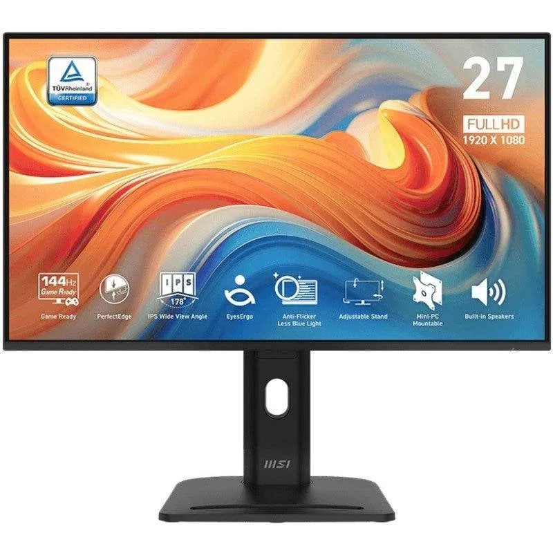 Monitor MSI PRO MP275PG E14 27" FullHD 144Hz IPS HDR Altoparlanti 1ms