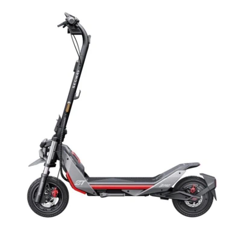 Patinete elettrico Segway ZT3 Pro D 500W Autonomia 70km Ruote piene 279mm Doppio freno Nero Grigio Rosso