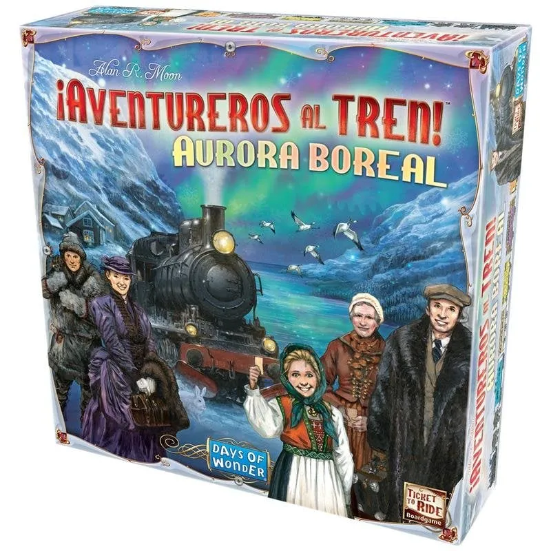 Gioco da tavolo Asmodee Aventurieri sul Treno Aurora boreale 2-5 giocatori strategia