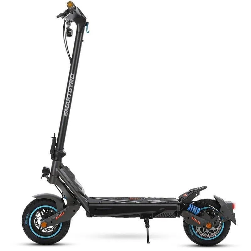 Patinete elettrico Smartgyro Rockway GT 800W Autonomia 60km Ruote 10" Freni a disco Nero