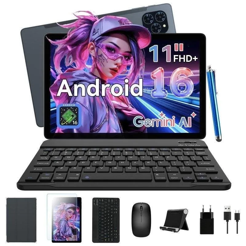 Tablet Zenva T90 WiFi 11" 8GB 128GB Grigio
