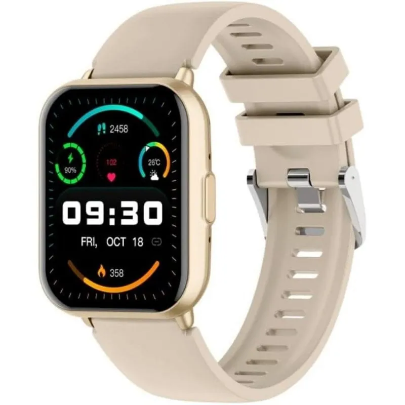 Cool Cascais Bluetooth 50mm Display Champagne Chiamate Salute Sport Silicone L