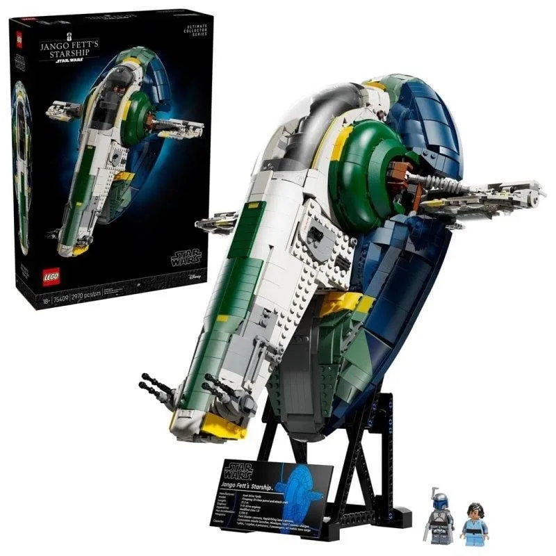 LEGO Star Wars Nave Stellare Classe Firespray Jango Fett 75409 2970 pezzi