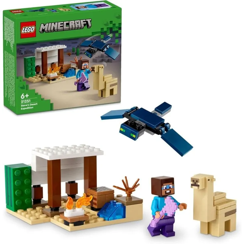 LEGO Minecraft Spedizione nel Deserto di Steve 21251 75 pezzi