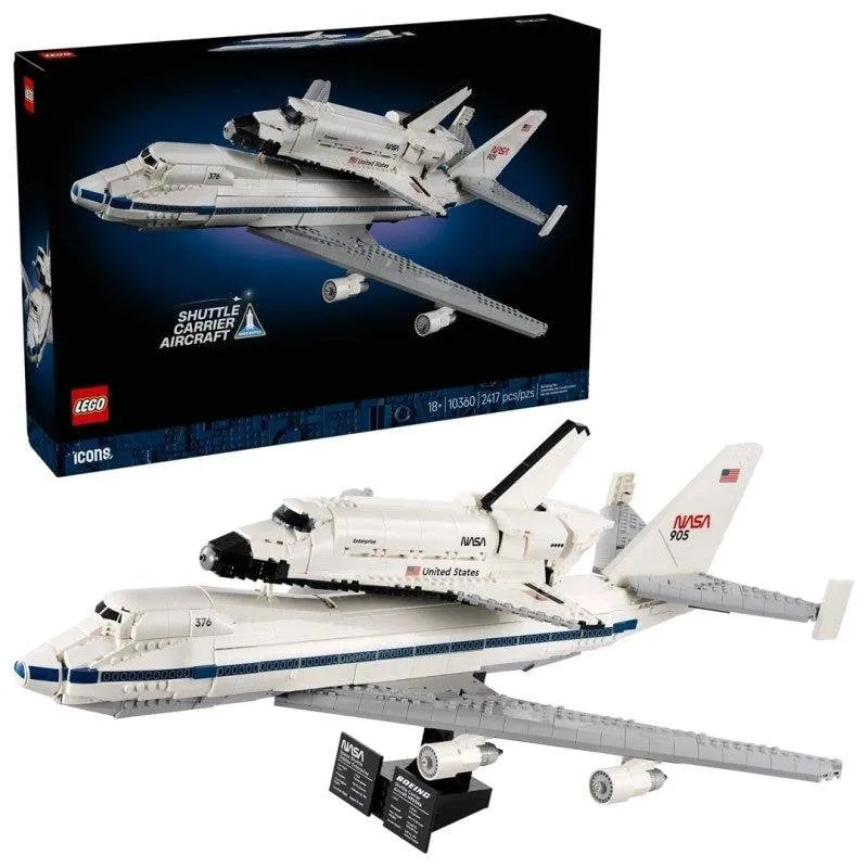 LEGO Icons Avión De Transporte De Lanzadera 10360 2417 pezzi