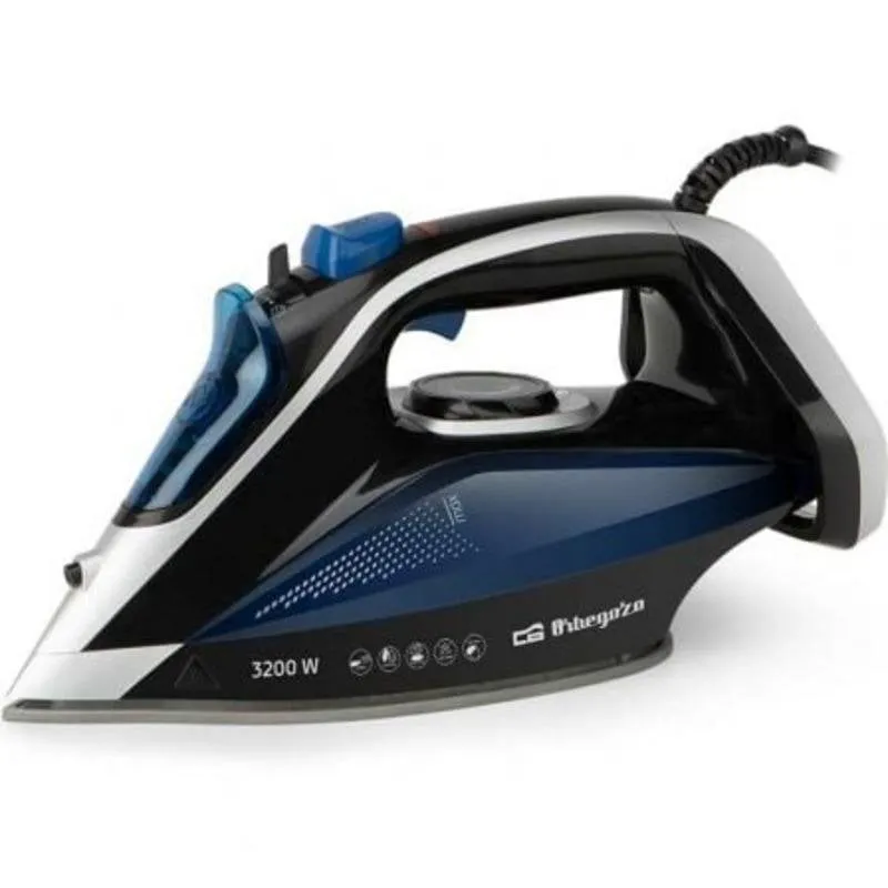 Ferro da Stiro Orbegozo SV 3200 3200W Piastra Ceramica 380ml Colpo Vapore