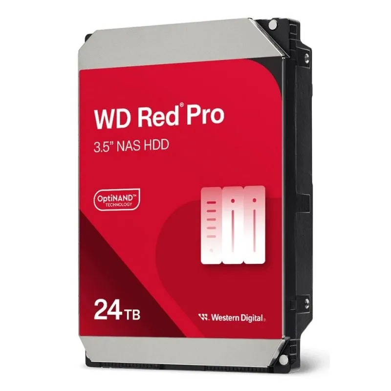 Disco Duro Western Digital Red Pro WD241KFGX 24TB HDD 7200rpm SATA NAS