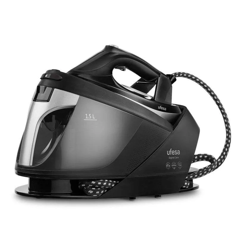 Centro di stiratura Ufesa Digital Care 2600W 7 bar suola ceramica Smart