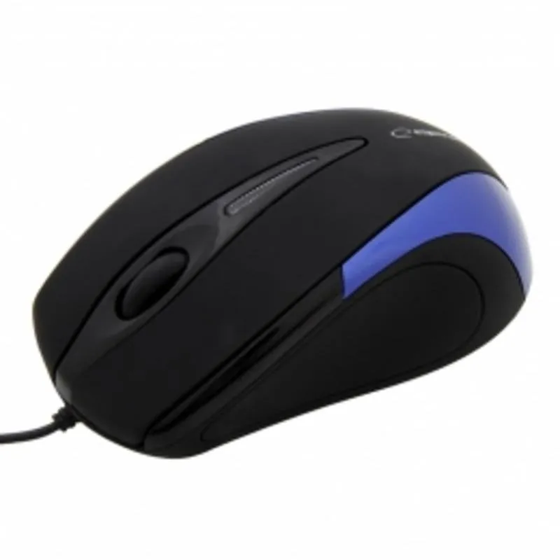 Mouse Esperanza EM102B USB 800 DPI Nero Blu 3 Pulsanti Ruota