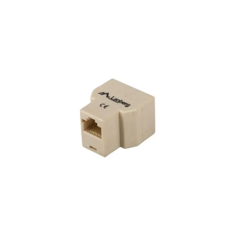 Divisore di rete Lanberg AD-RJ45-2RJ45-OU Beige 1 ingresso 2 uscite RJ45