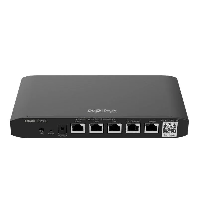 Router Ruijie RG-EG105G-V3 5 Porte 4x Gigabit Gestione Cloud