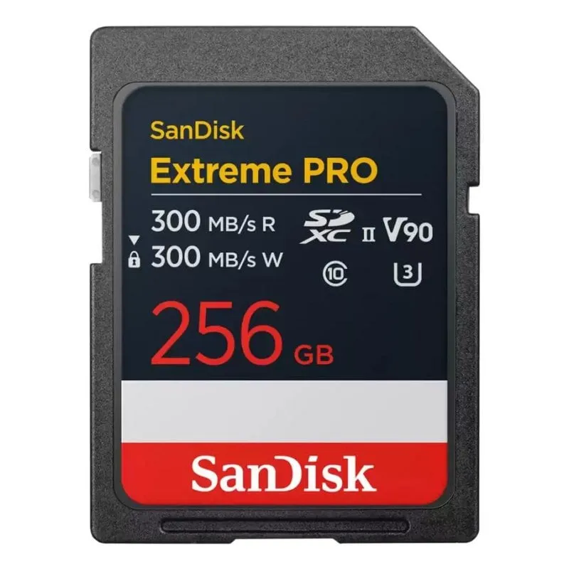 Scheda SDXC SanDisk Extreme PRO 256 GB 300 MB/s UHS-II U3 V90