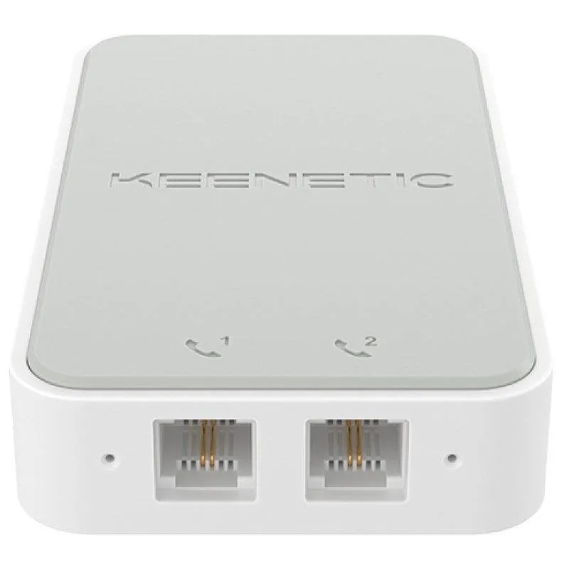 Adattatore VoIP Keenetic Linear USB 2 porte FXS SIP Gestione PBX Micro