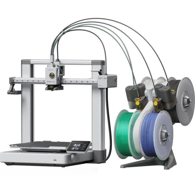 Stampante 3D BambuLab A1 Combo AMS lite Direct Drive 256x256x256 mm WiFi