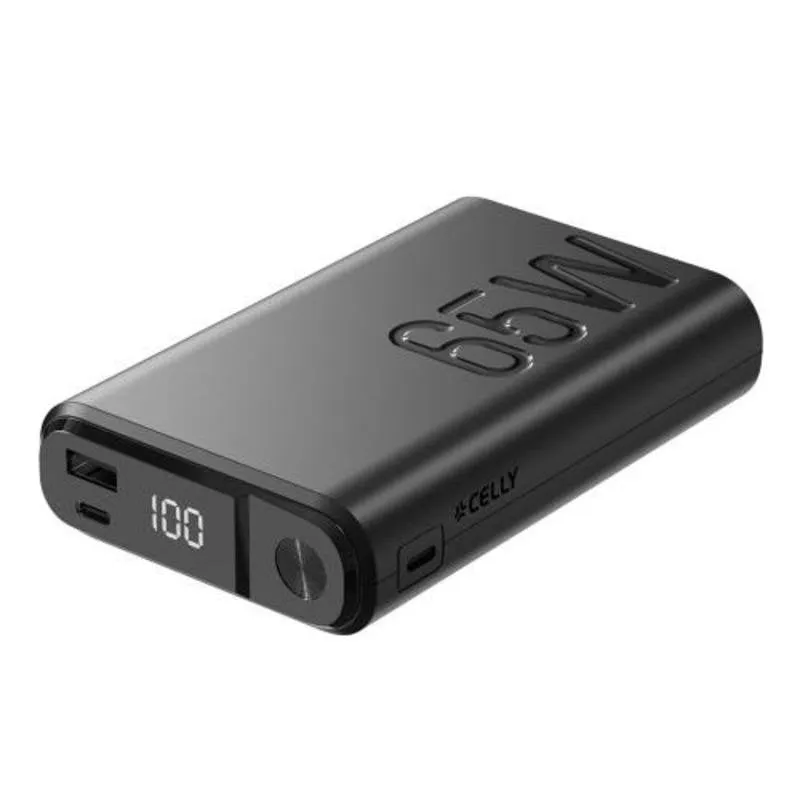 Power Bank Celly PB20000 20000 mAh Nero 2x USB-C Ricarica Rapida LED
