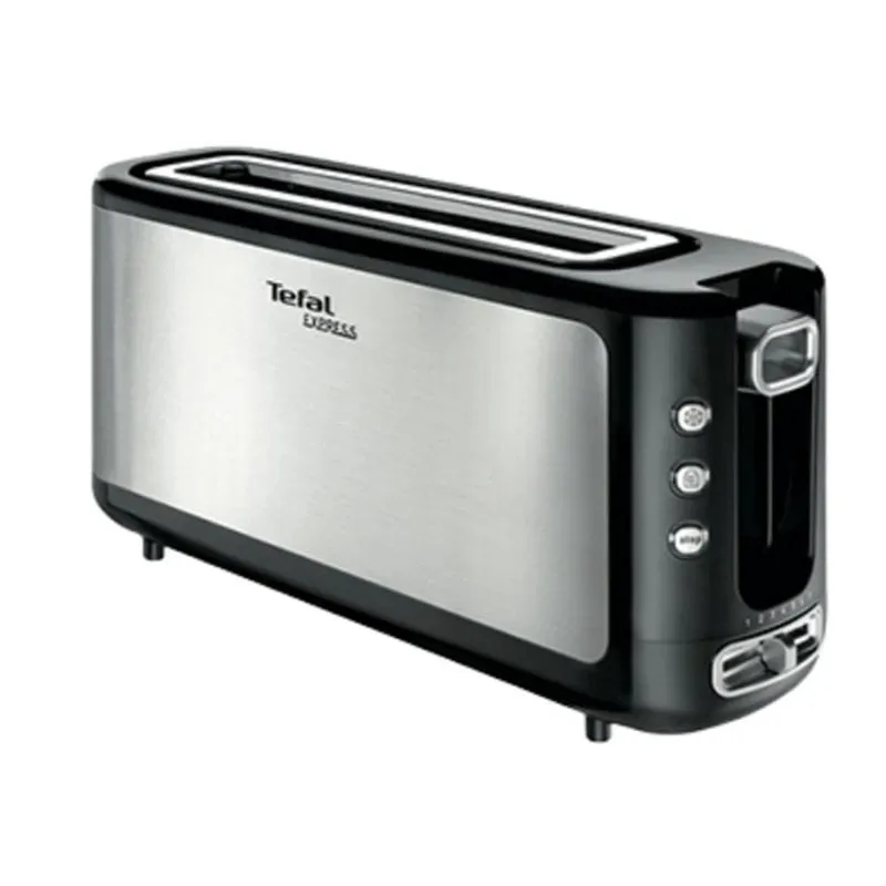 Tostapane Tefal TL365ETR 1 fetta Acciaio Inox Nero 1000W