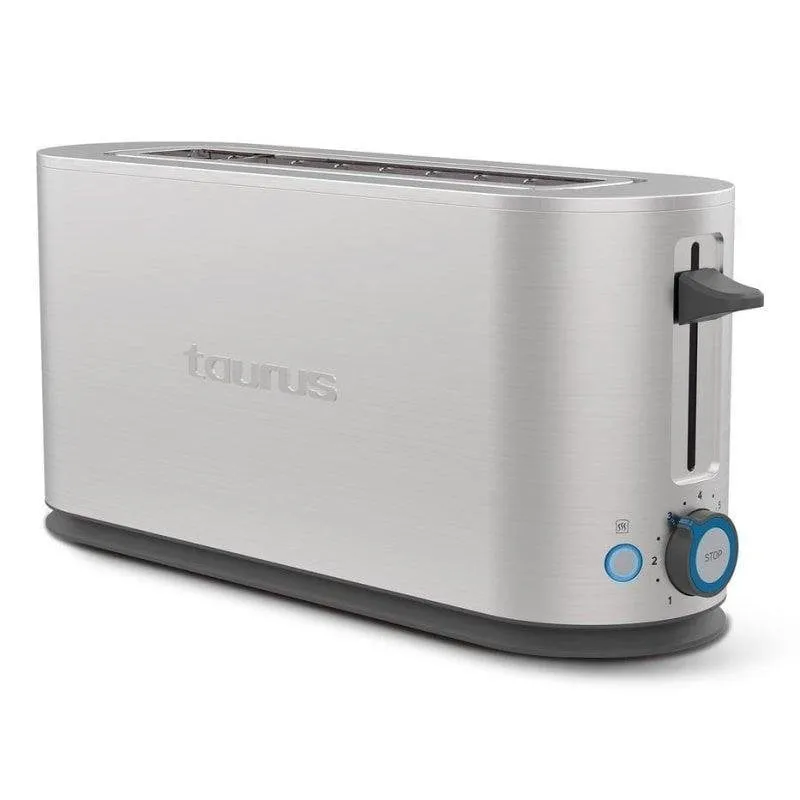 Tostapane Taurus Mytoast Legend 1 fessura lunga extra larga 2 fette 1000 W 7 livelli acciaio inox