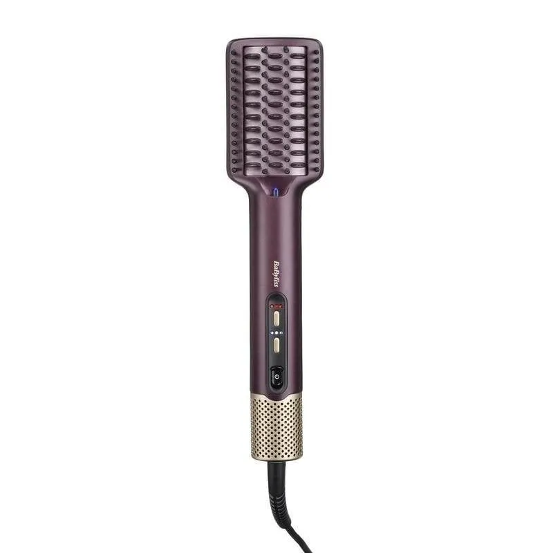 Spazzola Lisciante BaByliss Air Power AS6400E 900W Ionica Ceramica 4 Temperature Granata