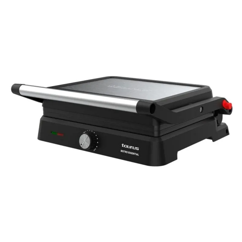 Griglia elettrica Taurus Bistro Essential 2600W alluminio doppia superficie 29x23cm