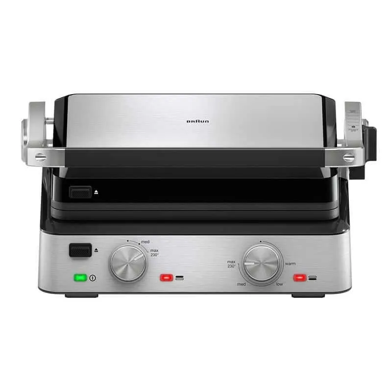 Griglia elettrica Braun CG 7020 Nero Acciaio inox 2000W 3 in 1