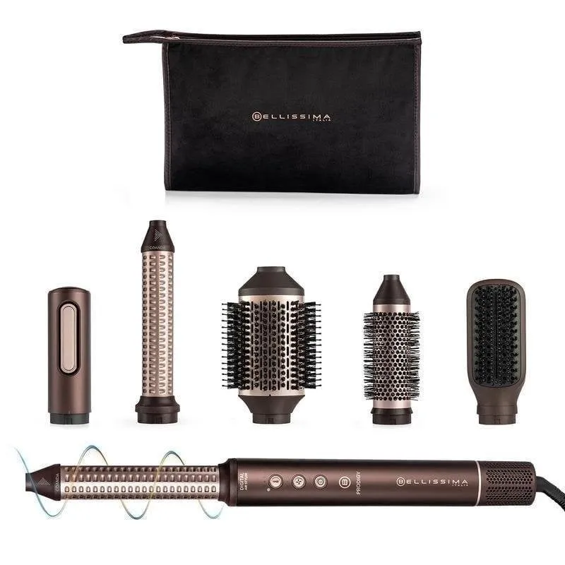 Multistyler Bellissima 11956 1200W Ceramica Ionica 5 Accessori Getto Aria Fredda Marrone