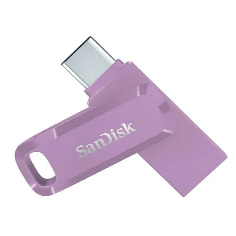 Unità flash SanDisk Ultra Dual Drive Go 128GB USB 3.2 Type-A/Type-C Lavanda