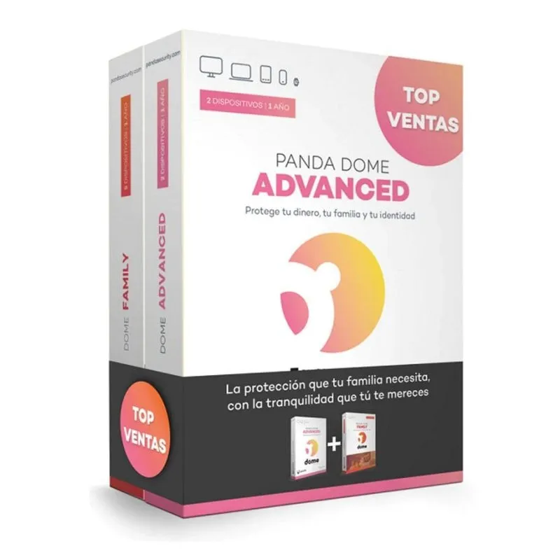 Software di sicurezza Panda Dome Family + Dome Advanced 1 Licenza 1 anno Multi-device